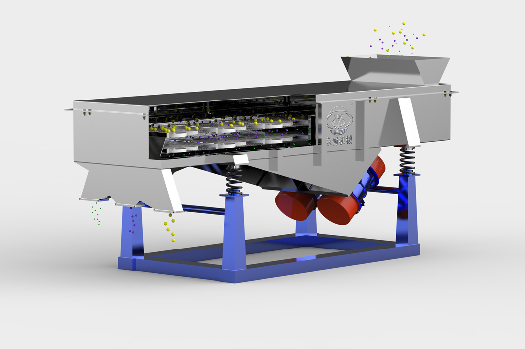 Linear vibration sieve