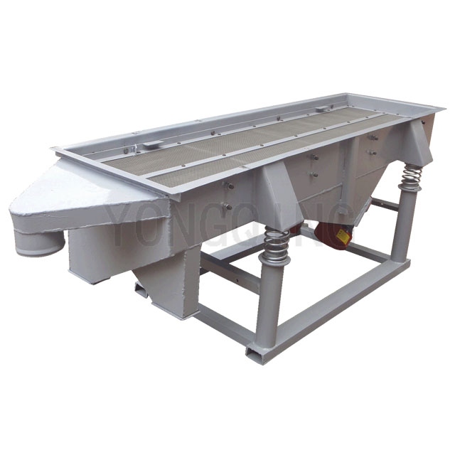 2 stage linear vibration sieve machine for plastic pellet