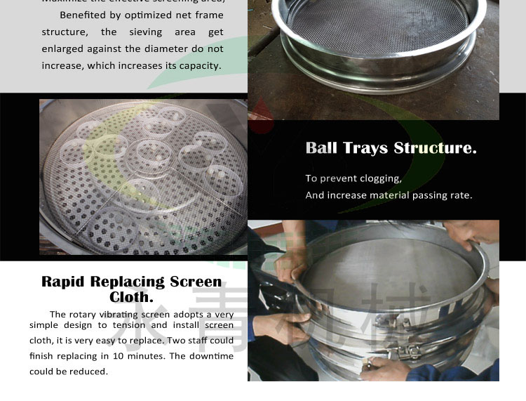 rotary vibrating screen 7